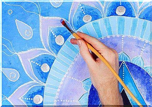 painting a mandala