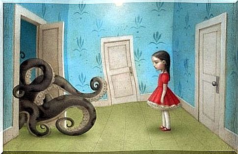 girl and tentacles