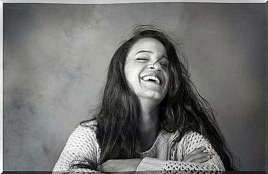 laughing woman